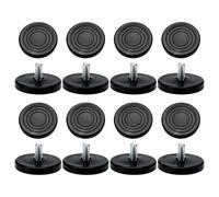 sourcing map 16 Pcs Pieds de Nivellement Meuble Réglable M8 x 17 x 50mm Pied de Meuble Patin de Meuble Jambe Pied de Table Chaise Base Protection Plancher Sol pour Meubles de Maison, Bureau