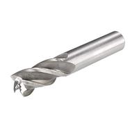 sourcing map 16mm Jarret 17mm Coupe Dia 4 Flûtes Spiral HSS Fraise en bout Coupeur