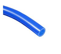 sourcing map 16mm x 12mm air pneumatique trachée flexible polyuréthane 5m tube 16.4ft Bleu