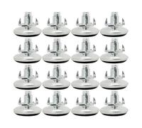 sourcing map 16pcs Pieds de Nivellement Meuble Réglable Pied Réglable Patin de meuble Jambe Pied de Table Chaise Base Protection Plancher Visser écrou T M8 x 15 x 30mm