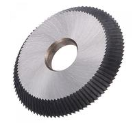 sourcing map 16x60x6.35mm oupure Lame Horizontale Machine Haute Résistance Acier Disque Coupeur Serurier Instrument