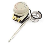 sourcing map 1NC 1NO AC 380 16A -30 to 30C Température Contrôle Interrupteur Capillaire Thermostat pour Congélateur