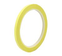 sourcing map 1pcs 5mm simple face auto-adhésive solide bande myla r 50M Longueur Jaune Logo