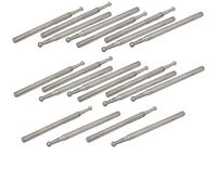sourcing map 2,35mm Tige Dia 2mm Tête Losange meulage forme bille fixé morceau 20pcs