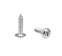 sourcing map 2.3x10mm Auto-taraudage Vis Cruciforme Tête Cylindrique Bombée avec Rondelle Vis 304 INOX Acier Fixations Boulons 50Pcs