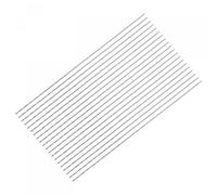 sourcing map 20 Pcs 0.5mm Mini Micro Forets Hélicoïdaux Haute Vitesse Acier Droit Tige Extra Long Perceuse Pointe 80mm pour Aluminium Alliage