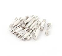 sourcing map 20 Pcs RO15 RT18 RT14 Céramique Cylindrique Tube Fusible 10A 380V 10x38mm