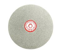 sourcing map 200mm 8 pouces grain 80 revêtement Diamant Plat tour roue Disque Disque ponçage meulage