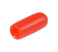 sourcing map 200pcs Caoutchouc Embouts 4.5mm ID Vinyle Rond Terminal Capuchon Housse Vis Filetage Protections Rouges