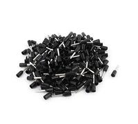 sourcing map 200pcs Embout de Câble 0,75 mm2 Borne à sertir isolée câblage Virole noire 20AWG