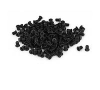 sourcing map 200pcs M3x4.8mm Vis Tête Plate Phillips pour Ordinateur PC Boîtier HDD Disque Dur Noir