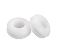 sourcing map 200Pcs Passe Fil Caoutchouc Oeillet Passe Câble 4mm Blanc | Protecteur, Huile Resistant