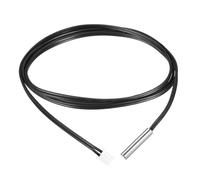 sourcing map 20K NTC Thermistance Sonde 19.7 Pouce Inox Acier Sensible Température Temp Capteur pour Climatisateur