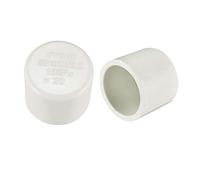 sourcing map 20mm PVC Raccord Bouchon tuyau Embouts fermeture externes 10Pcs