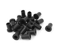 sourcing map 20pcs 14mmx5mm Manchon Cordon Protecteur Fil d'alimentation Sortie de Machine Gaine Passe-câble Passe-Fil Coffre pour Aviation Prise