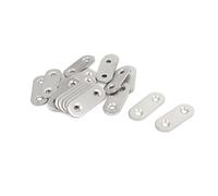sourcing map 20pcs Équerre Plate Équerre de Fixation Plaque Equerre d'angle Droit Assemblage Réparation Fixation Meuble en Acier Inoxydable 40 mm
