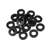 sourcing map 20pcs Rondelle Plate Joint Torique en Caoutchouc pour Tuyau Robinet Passe-fil 10x19x3mm