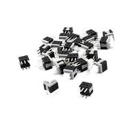 sourcing map 25 5,8 mmx5.8 mm Mini interrupteur Bouton poussoir | autobloquante, 6 broches DPDT