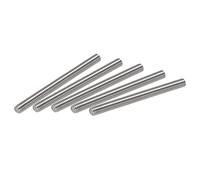 sourcing map 25Pcs M4 x 50mm Tige Filetée Entièrement 304 Inox Acier Droite Main Filetage M4-0.7 Filetage Pas