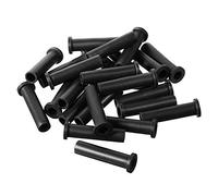 sourcing map 25pcs Manchon Cordon Protecteur Fil d'alimentation Démarrage Gaine Flexible Caoutchouc Passe-Cable 33mm Longue Noir