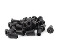 sourcing map 25pcs Manchon Cordon Protecteur Fil d'alimentation démarrage Sortie de Machine Gaine Passe-câble Passe-fil 14mm x 6mm flexible