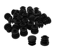 sourcing map 28pcs Bouchon Pied de Chasie Embout Capuchon Jambe Tube Insert Tampon Table Meuble Protection rond plastique 14mm OD 11-13mm ID