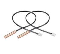 sourcing map 2Pcs 10K NTC Thermistance Sonde 15.7 Pouce pour Climatisateur | Temp Capteur, Cuivre, Sensible Température