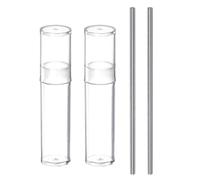 sourcing map 2pcs Classe x Acier Goupille Jauge 1.50mm Diamètre Métrique Tolérance 0.001mm Prise Jauge Épingles