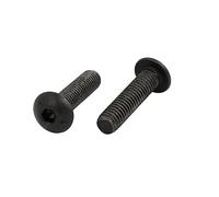 sourcing map 2pcs M5x20mm Vis Filetage à Gauche Boulon Pas à Gauche Marche Arrière Classe 10.9