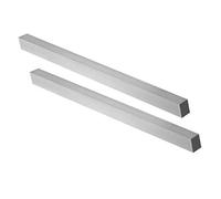 sourcing map 2Pcs Outil de Tournage HSS Foret 12mmx12mmx200mm Outil de Tour Fraise Carré Broyeur Ébauche