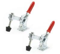 sourcing map 2pcs Pince à bascule verticale 102B 180Kg 397 Lbs Barre en forme de U Poignée rouge