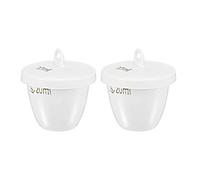 sourcing map 2Pcs Porcelaine Creuset Coupe | 20ml pour Couvercle pour Fonderie Fusion Coulage Raffinage