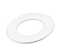 sourcing map 2pcs PTFE Plat Rondelles DN50 Bride Joint Blanc 57x102x3mm | 102mm Diamètre Externe 57mm Diamètre Interne 3mm Épais