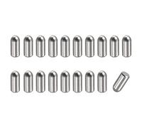 sourcing map 2x4mm Goujons Goupilles, 20pcs Acier Inox 304 Rond Tête Plat Chanfreiné Terminal Cheville Broche Bois Superposé Lit Étagère Chevilles Support Étagères Attacher Éléments