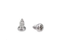 sourcing map 2x4mm vis autotaraudeuses à tête cruciforme vis fixation 50Pcs