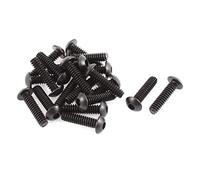 sourcing map 3/16"-24 x3/4" 10.9 Acier alliage hexagonale prise tête ronde vis boulon 20pcs