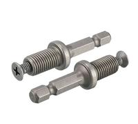 sourcing map 3/20,3cm Hex Mandrin adaptateur 2pcs pour MBOSCH Impact Driver
