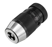 sourcing map 3/76"-1/2" (1 mm-13 mm) Mandrin de Perçage sans clé pour Travaux Légers JT33 Monté