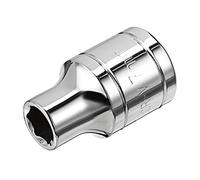 sourcing map 3/8-inch 7mm 6-point douille acier Cr-V