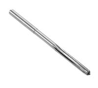 sourcing map 3,9mm Fraise Alésoir HSS Cobalt M35 Tour Machine Alésoir D4 6 Droit Cannelures Rond Tige Fraisage Outil Coupe pour Inoxidable Acier Alliage Cuivre Métal