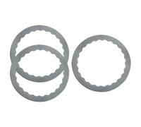 sourcing map 3 pièces de protecteurs de pieds de tabouret de bar en silicone antidérapant en forme d’anneau pour base ronde de 14,5" à 16,5", protège le fond et le plancher en bois sans rayures ni
