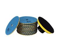 sourcing map 3 pouces Diamant Tampon polissage humide grain 50 Disque 10pcs pour béton en granit