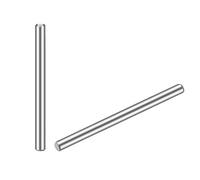 sourcing map 3 x 50mm(Environ 1/8") Goupille 304 INOX Acier Bois Lit Superposé Goupilles étagère Chevilles Support Étagères 25Pcs
