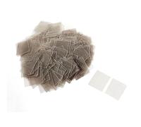 sourcing map 300 pièces Plaques de mica Feuille de Mica Isolant 24 mm x 27 mm x 0,12 mm pour réparation