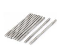 sourcing map 304 Inox Acier Double Extrémité Fileté Goujon Vis Boulon M5 x 100mm 10Pcs