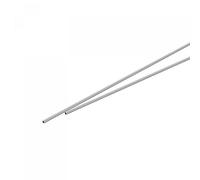 sourcing map 304 Inox Acier Rond Tube 1mm OD 0.15mm Paroi Épaisseur 300mm Longueur 2Pcs