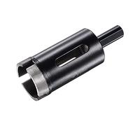 sourcing map 30mm Trépan Diamant Scie Cloche Foret Noyau Mèche Sec ou Humide pour Béton Dur Bloc Brique Maçonnerie