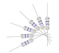 sourcing map 30Pcs Métal Oxyde Film Résistance 5% Tolérance Axial Fil 2W Ignifuge 47 Ohm