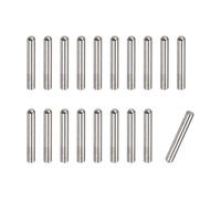 sourcing map 3x15mm Goujons Goupilles, 50pcs 304 Inox Acier Rond Tête Plat Chanfreiné Terminal Cheville Broche Bois Superposé Lit Étagère Chevilles Support Étagères Attacher Éléments