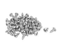 sourcing map 4.2mmx9.5mm Tête ronde cruciforme Autotaraudés Tôle vis autoperceuses 50pcs